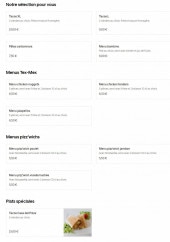 Menu Casa Del Pizza - les sélections, menus tex-mex, ...