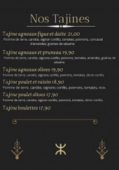 Menu Le méditerranée - Les tajines