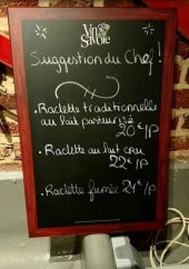 Menu Le Ch'ti Savoyard - Suggestion du chef