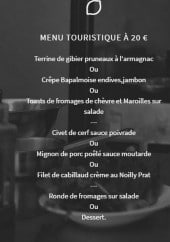 Menu Le Gourmet - Menu touristique à 20€