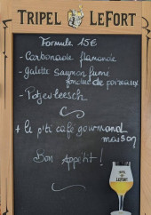 Menu Les Robinsons du Lac - Un exemple de menu du jour