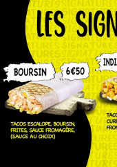 Menu French barclette - Les signatures