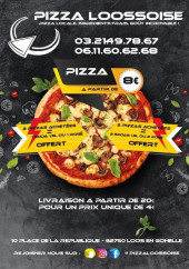 Menu Pizza loossoise - les pizzas et menu enfant, boissons