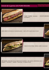 Menu Leo Resto - Les sandwichs