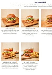 Menu B Chef - Les burgers