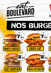 Menu Eat Boulevard - Les burgers