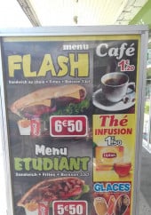 Menu Kebab de la Gare - cafe,the,glace