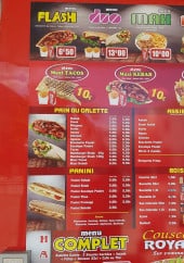 Menu Kebab de la Gare - les panini,boissons....