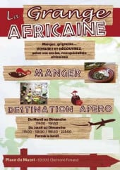Menu La Grange Africaine - Carte et menu La Grange Africaine Clermont Ferrand