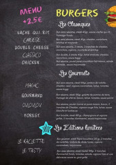 Menu Magic Burger - Burgers