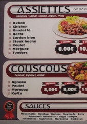 Menu Salé Sucré - Les assiettes, couscous et sauces