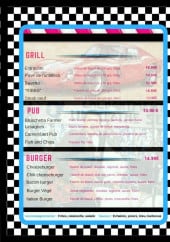 Menu Blue Grill - Les grillades, pub et burgers