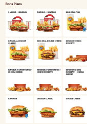 Menu Burger King - Les bons plans