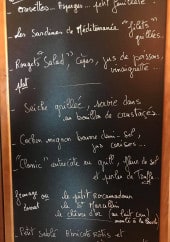 Menu Le M & caffé noisette - Une ardoise