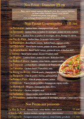 Menu Le tour de Pizz - Les pizzas suite