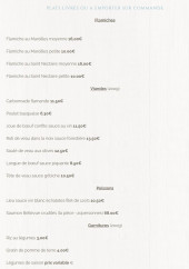 Menu Traiteur Montmazot - Les flamiches, viandes, ...