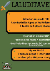 Menu LaLudiTavern - Exemple de menu