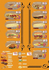Menu Tacos 64 - La carte