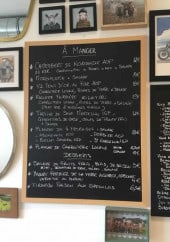 Menu Le Camembar - Exemple de menu