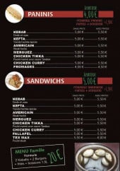 Menu Nando's Kebab & Tacos - Paninis et sandwiches