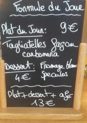 Menu Stevenot - Exemple de menu