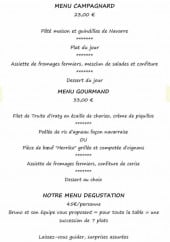 Menu Gamia - menus