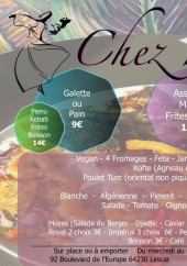 Menu Chez Refik - La carte