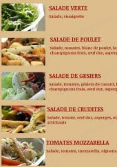 Menu Flash'pizza - Les salades