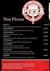 Menu La Factory - Les pizzas