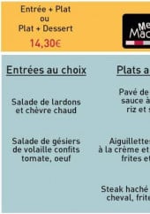Menu La Madeleine - Les menus 