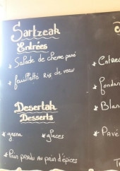 Menu Mimi Ostatua - L'ardoise