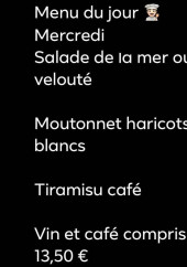 Menu Chez Camy - Exemple de menu