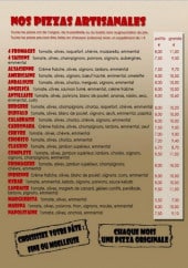 Menu La Tour de Pizz'a - Les pizzas
