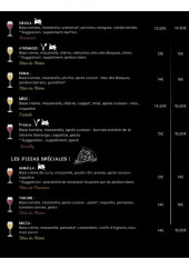 Menu Marinela Pizza - carte 2