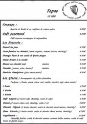 Menu Pub Mulligan - Fromages, café gourmand...