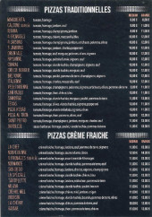 Menu Bonne Pizza & bon burger - Les pizzas