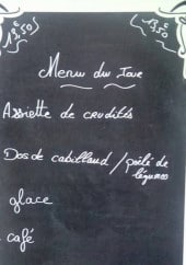 Menu La Guinguette du camping - Le menu du jour 