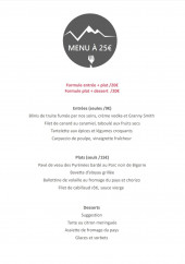 Menu Le Palacio - Les plats et formules