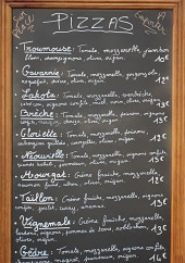 Menu Lakota - Les pizzas