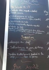 Menu Chez luc pizzeria - les salades...