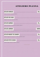 Menu Le Panier Gourmand - Les ateliers planxa