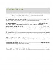 Menu Ma Pause Delice - Entrées/Plats