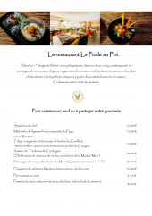 Menu La Poule au Pot - Pour commencer