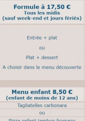 Menu Les Caves Mouragues - Formule et menu enfant