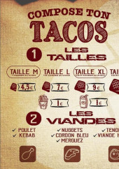 Menu Le Mad - Tacos et desserts