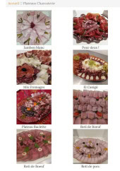 Menu Plateaux Gourmands - Plateaux charcuterie