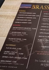 Menu Le Pyrenée - La carte