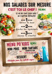 Menu 100% Vitamines - Les salades sur mesure et menus enfants