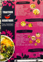 Menu Traiteur Coco Asiatique - La carte