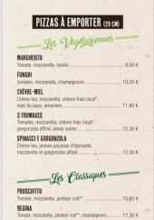 Menu Le 2ème rempart - Les pizzas à emporter